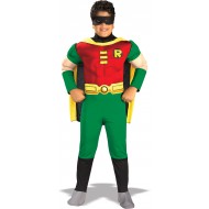 Kids Robin With Muscle Chest Costume
